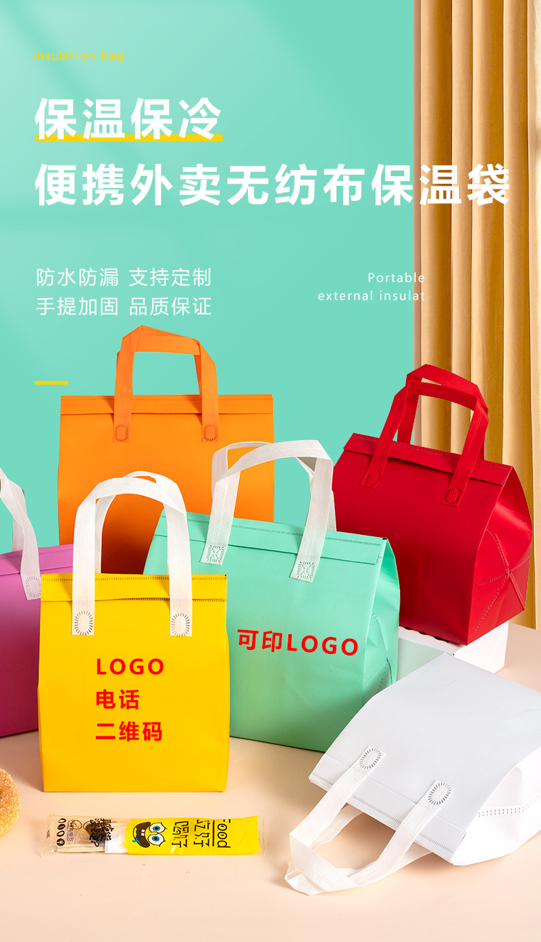 铜仁市无纺布外卖保温袋